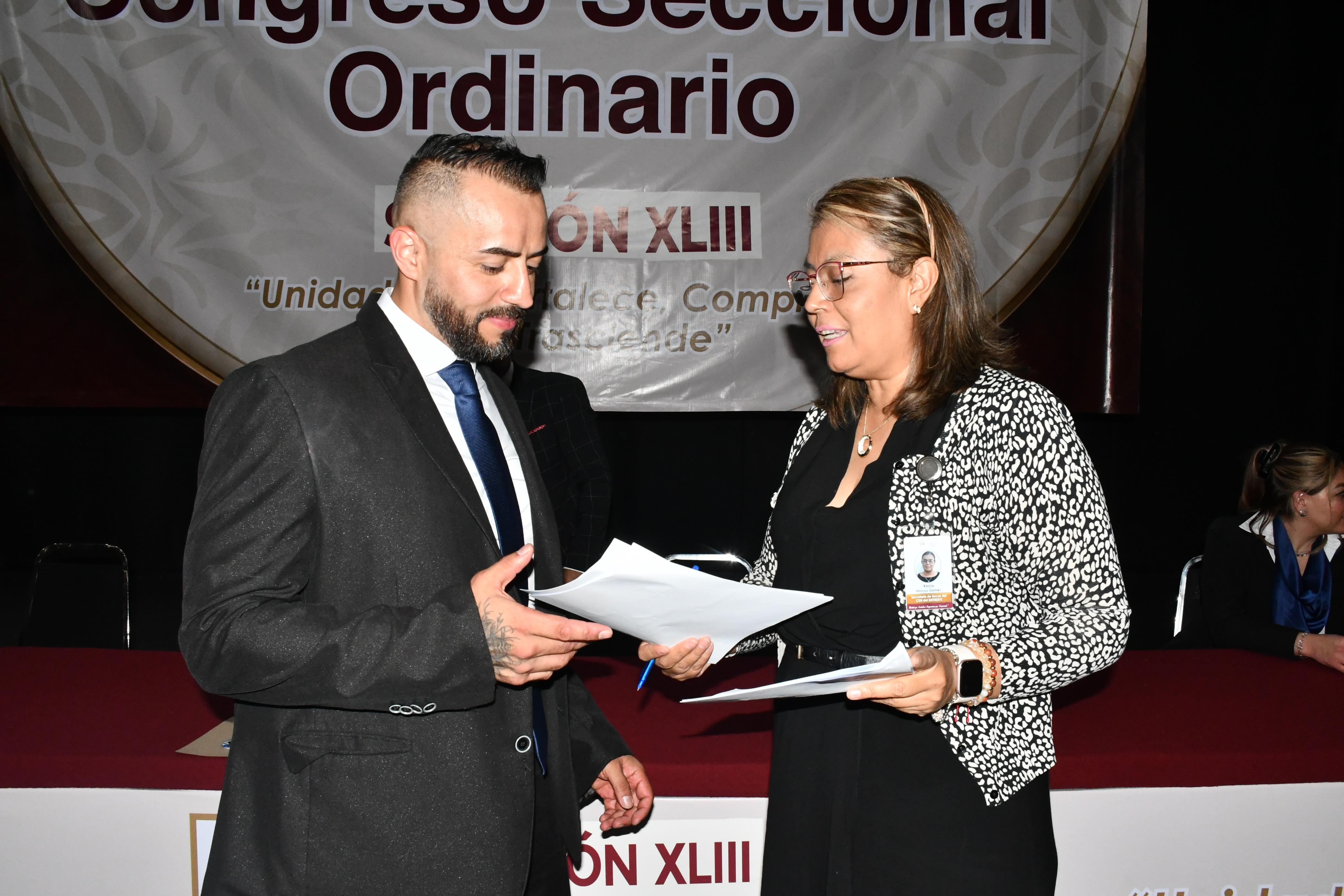 XIII Congreso Seccional Ordinario, Sección XLIII, HR “Gral. Ignacio Zaragoza”